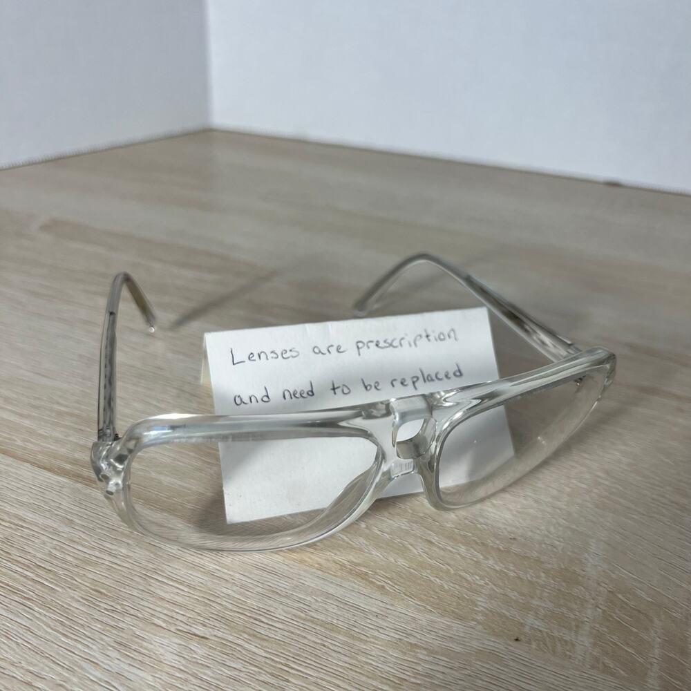 Vintage Bausch & Lomb B & L Action Eyes Sunglasses Glasses Clear Excellent Cond